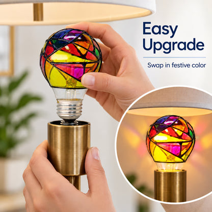 Nuvara™ Stained Glass Glow Bulb