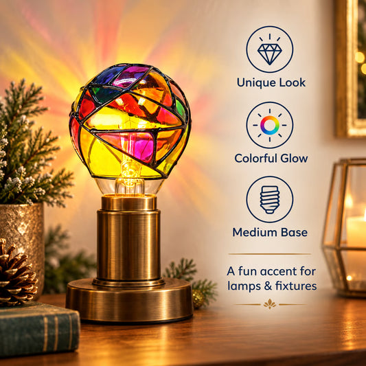 Nuvara™ Stained Glass Glow Bulb