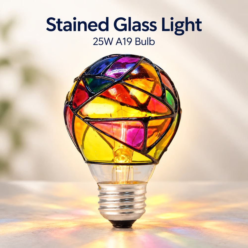 Nuvara™ Stained Glass Glow Bulb
